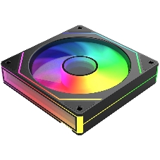 Вентилятор для корпуса Bloody CF-11 LCD ARGb 120х120x25 черный 4-pin 32дБ (упак.:1шт) (CF-11-ARGb120-BK) Ret