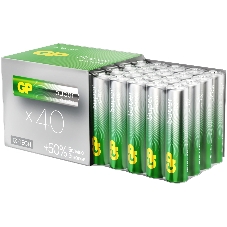 Алкалиновые батарейки GP Super Alkaline G-Tech 24А ААA - 40 шт. в пленке
