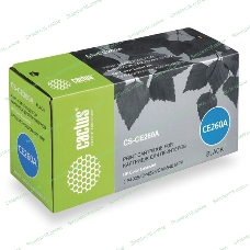 Картридж лазерный Cactus CS-CE260A черный (8500 стр.) для HP Сolor LaserJet CP4025/CP4525/CM4540
