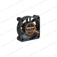 Вентилятор для корпуса ExeGate ExtraSilent ES04010S3P черный, 40 мм, 4000 об/мин, 19 дБ, 3 pin