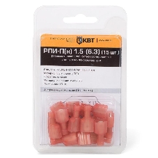 Разъем плоский КВТ РПИ-П(н) 1.5-(6.3) 56746 Разъем плоский КВТ РПИ-П(н) 1.5-(6.3) 56746