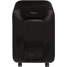 Шредер Fellowes PowerShred LX200 черный (секр.P-4)/перекрестный/12лист./22лтр./скрепки/скобы/пл.карты