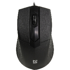 Мышь проводная Defender Optimum MB-270 черный, 1000 dpi, USB, кнопки - 3