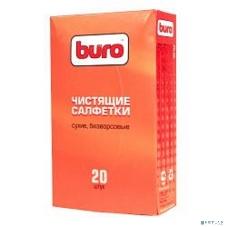 Салфетки Buro BU-Udry, 20 шт для удаления пыли коробка 20шт сухих
