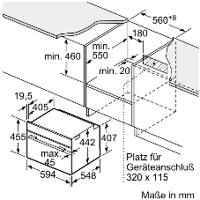 Встраиваемый духовой шкаф Bosch CMG978NB1 Accent line с микроволновой печью и 22 типами нагрева, 45.5x59.5x54.8 см, 45л, дисплей,инвертор,SoftClose и SoftOpen, Bosch Assist, черный. Телескопические направляющие 1 уровень,пиролитическая очистка,многоточечный термощуп PerfectRoast