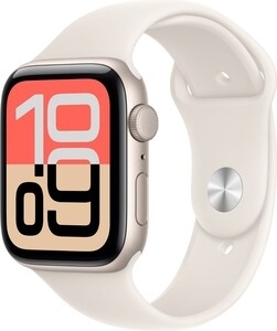 Умные часы Apple Watch SE 3 2025 A3325 44мм OLED корп.темная ночь Sport Band рем.темная ночь разм.брасл.:M/L (MEHQ4HN/A)