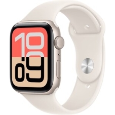 Умные часы Apple Watch SE 3 2025 A3325 44мм OLED корп.темная ночь Sport Band рем.темная ночь разм.брасл.:M/L (MEHQ4HN/A)
