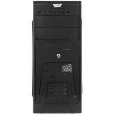 Компьютерный корпус Miditower ExeGate EX283215RUS CP-603UB Black, ATX, (CP350W, 80мм), 2*USB+2*USB 3.0, Audio, замок блокировки кнопки питания