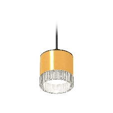 Светильник Ambrella Light XP8121030 PYG/CL/SBK золото желтое полированное/прозрачный/черный песок GX53 (A2333, C8121, N8480)