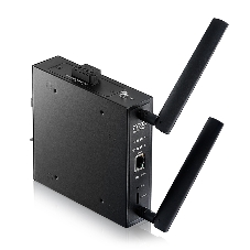 Точка доступа промышленная ZYXEL Wi-Fi 7 Industrial Access Point Zyxel NebulaFlex Pro IAP500BE, 802.11be (BE5100), MU-MIMO 2x2+2x2, external antennas (included), 1xLAN 2.5GE, PoE or dual power DC-input, DIN rail/wall mount