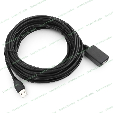 Кабель-удлинитель USB2.0 активный Gembird/Cablexpert UAE-01-10M, AM/AF, 10м