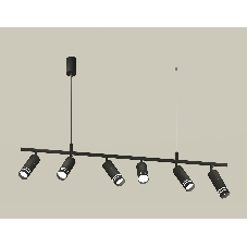 Светильник Ambrella light XB9006150/6 SBK/FR черный песок/белый матовый MR16 GU5.3 (С9006, С6302, A2061, N6236)