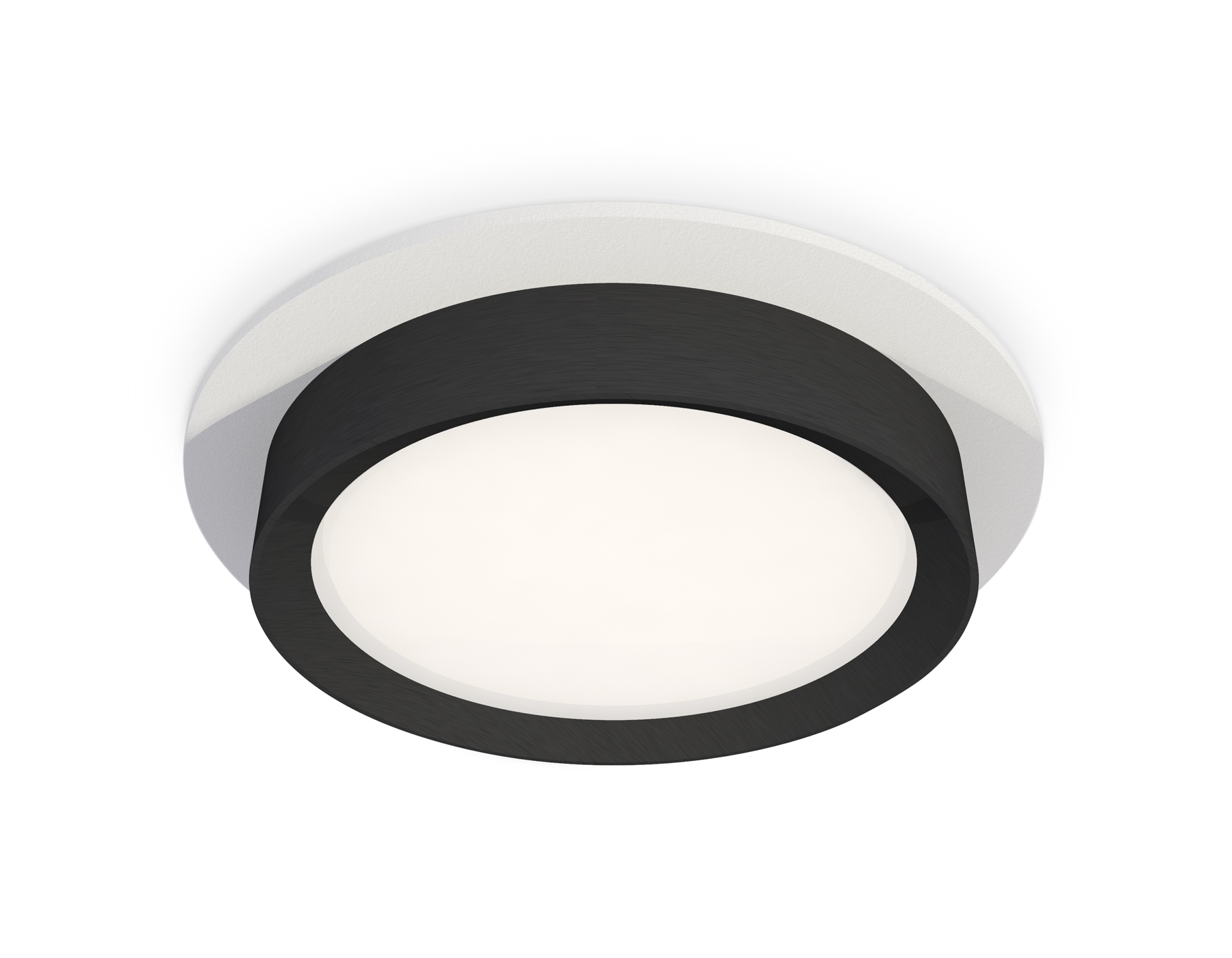 Комплект встраиваемого светильника Ambrella light XC8050002 SWH/PBK белый песок/черный полированный GX53 (C8050, N8113)