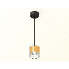 Светильник Ambrella Light XP8121030 PYG/CL/SBK золото желтое полированное/прозрачный/черный песок GX53 (A2333, C8121, N8480)