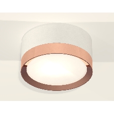 Светильник Ambrella Light XS8101006 SWH/PPG белый песок/золото розовое полированное GX53 (C8101, N8126)