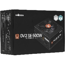 Блок питания Zalman ZM500-GV2SE, 500Вт, 80 PLUS Bronze, 120мм, черный