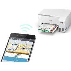 МФУ струйное Epson L3256 (C11CJ67407/C11CJ67414/C11CJ67421/C11CJ67519/C11CJ67504/C11CJ67524/C11CJ67516), A4 цветное, печ. до 10 стр/мин. (ч/б) до 5 стр/мин. (цвет), 1440 x 5760 dpi (печать) 1200x2400dpi (скан.), USB, Wi-Fi