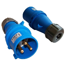 Вилка Lanmaster LAN-IEC-309-32A1P/M IEC 309 32A 250V blue Вилка Lanmaster LAN-IEC-309-32A1P/M IEC 309 32A 250V blue