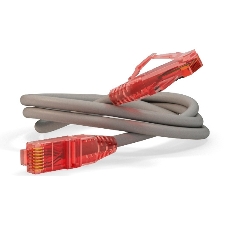 Патч-корд Hyperline U/­UTP, Cat.5e, LSZH, 3 м, серый 