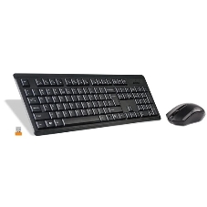 Комплект клавиатура+мышь A4Tech 4200N беспроводной, USB, 1000 DPI, чёрный