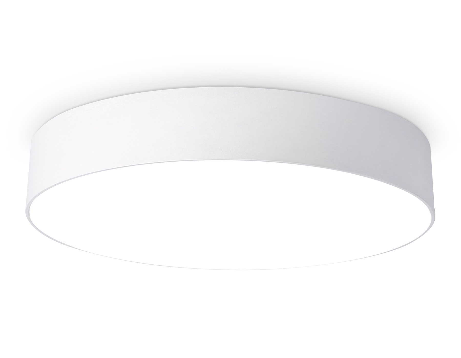 Потолочный светодиодный светильник Ambrella light FV5528 WH белый LED 45W 4200K D400*58 (Без ПДУ)