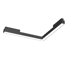 Светильник трековый светодиодный Ambrella light GL4485 BK черный IP20 20W 3CCT 3000-6000K SMART 48V 120° 325*305*25
