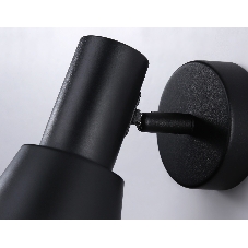 Накладной поворотный спот Ambrella light TA13112 BK/WH черный/белый GU10 max 12W D85*L123*H145