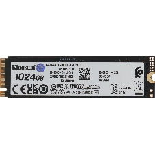 Накопитель SSD Kingston Fury Renegade, 1Tb, M.2(22x80мм), NVMe, PCIe 5.0 x4, 3D TLC, R/W 14200/11000Mb/s, IOPs 2 200 000/2 150 000, TbW 1000, DWPD 0.5 (12 мес)