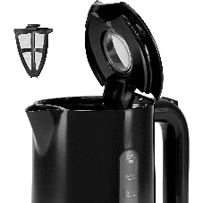 Чайник электрический Polaris PWK 1803C Water Way Pro, пластик Черный