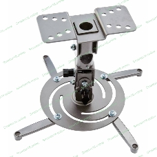 Кронштейн для проектора Cactus CS-VM-PR04-AL серебристый макс.10кг настенный и потолочный поворот и наклон