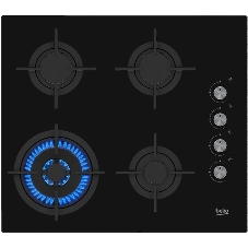 Газовая варочная панель Beko HILW 64122 S, черный