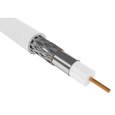 Кабель коаксиальный ITK CC1-R6F1-111-100-G RG-6 F/UTP общий экран 75Om PVC внутренний 100м белый Кабель коаксиальный ITK CC1-R6F1-111-100-G RG-6 F/UTP общий экран 75Om PVC внутренний 100м белый