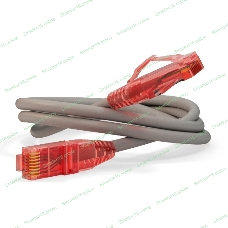 Патч-корд Hyperline U/­UTP, Cat.5e, LSZH, 5 м, серый 