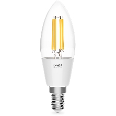 Лампа светодиодная филаментная Gauss Smart Home DIM E14 C35 4,5 Вт 1/10/40