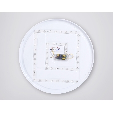 Потолочный светодиодный светильник Ambrella light FZ1326 BK/LWD черный/светлое дерево IP20 60W 3000-6400K D490*80 (ПДУ ИК)