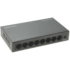 Коммутатор OSNOVO SW-8G, 8×1 Гбит/с, неуправляемый