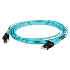 Патч-корд Panduit FX2ELLNLNSNM003 2x50/125 OM3 LC дуплекс-LC дуплекс 3м LSZH аквамарин