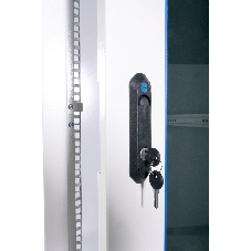 Шкаф телекоммуникационный напольный ЭКОНОМ 48U (600 × 800) дверь стекло, дверь металл