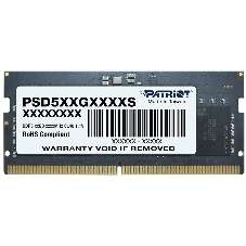 Оперативная память Patriot Signature, DDR5, 8GB (1x8 GB), 5600 MHz, CL46, SO-DIMM