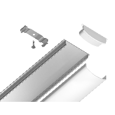 Алюминиевый профиль Ambrella light GP1500AL серебро 2000*18*4