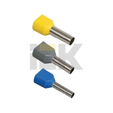 Наконечник-гильза изол. НГИ2 0.75-10 бел. (уп. 100 шт) IEK UTE10-D2-1-100