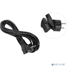 Кабель питания ExeGate Power PC-5P (Евровилка угловая Schuko->С13) VDE-250V-3*0.5-CU, 6A, 5м