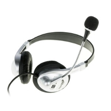Гарнитура Ritmix RH-533 USB серебристый, проводная, USB