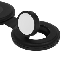 Переносное зарядное устройство Satechi Qi2 OntheGo 3-in-1 Wireless Charger, песочный