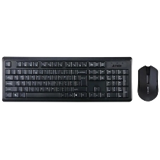 Комплект клавиатура+мышь A4Tech 4200N беспроводной, USB, 1000 DPI, чёрный