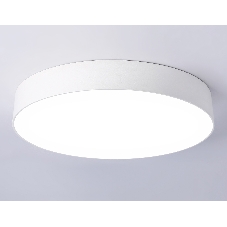 Потолочный светодиодный светильник Ambrella light FV5528 WH белый LED 45W 4200K D400*58 (Без ПДУ)