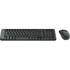 Комплект клавиатура+мышь Logitech MK220 беспроводной, USB, 1000 DPI, чёрный