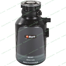 Измельчитель пищевых отходов Bort Alligator Plus, 750 Вт., объем 1 450 мл., пневмовыключатель