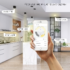 Лампа светодиодная филаментная Gauss Smart Home DIM E14 C35 4,5 Вт 1/10/40