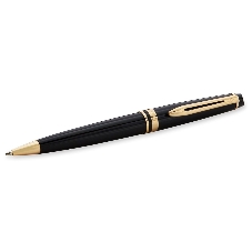 Ручка шариковая Waterman Expert 3 (CWS0951700) Black Laque GT M, синие чернила, подарочная коробка
